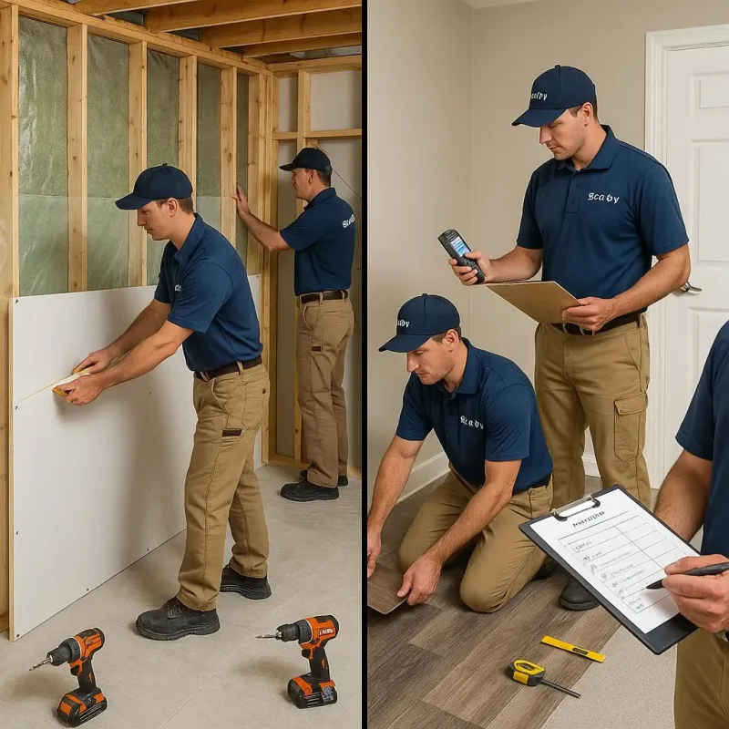 Repairs and Reconstruction process in Marathon, WI